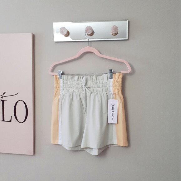 Juicy Couture athletic pullover sweatshirt & paperbag shorts coordinated set, M - Picture 10 of 11